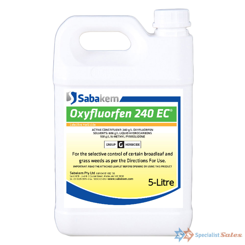 Sabakem Oxyfluorfen 240EC Herbicide 5-Litre