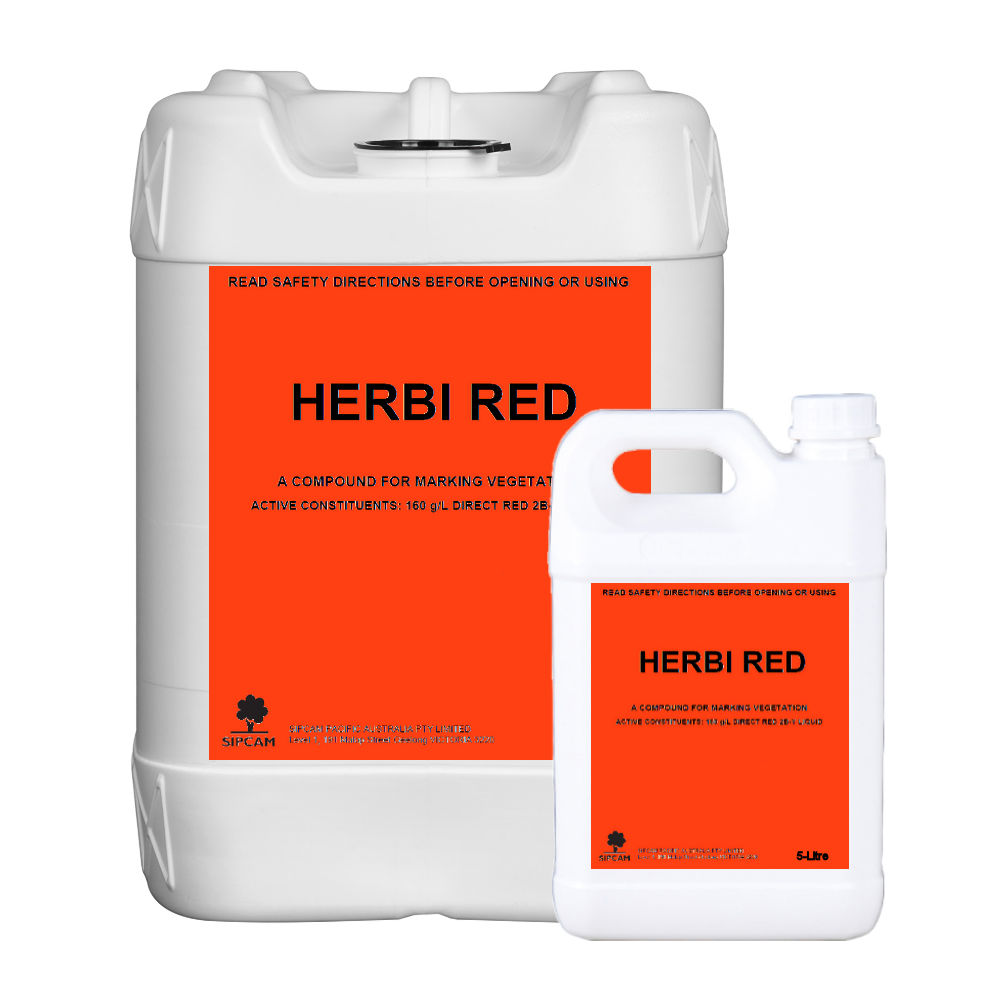 Herbi Red Marker Dye 5-Litre & 20-Litre