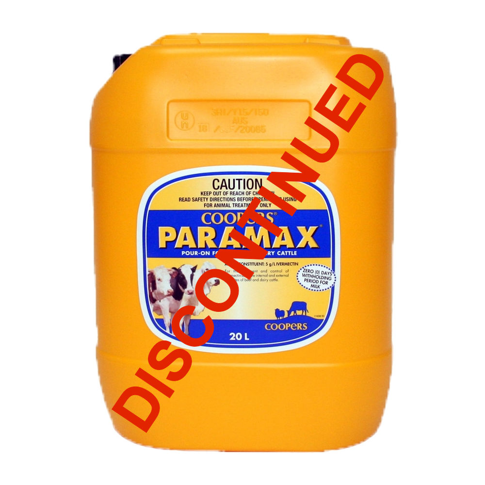 Coopers Paramax Pour-on For Beef And Dairy Cattle 20L - Discontinued