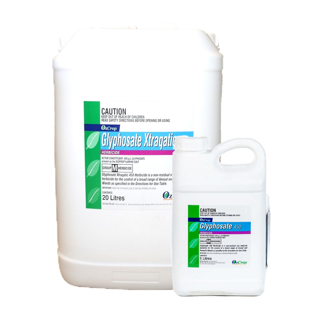 Glyphosate 450 Xtraqatic Biactive Herbicide 5-Litre & 20-Litre