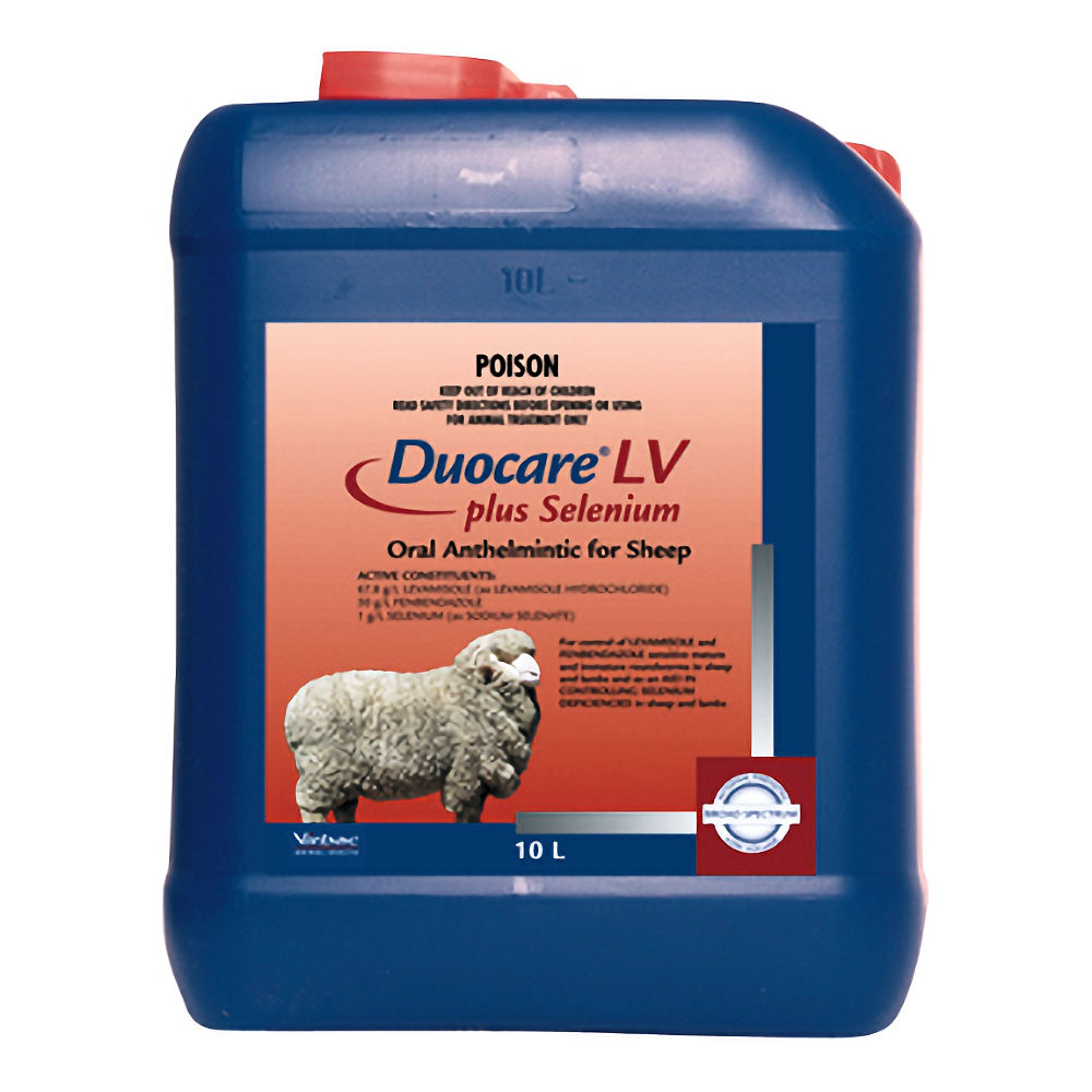 Duocare LV Plus Selenium Oral Anthelmintic For Sheep 10-Litre