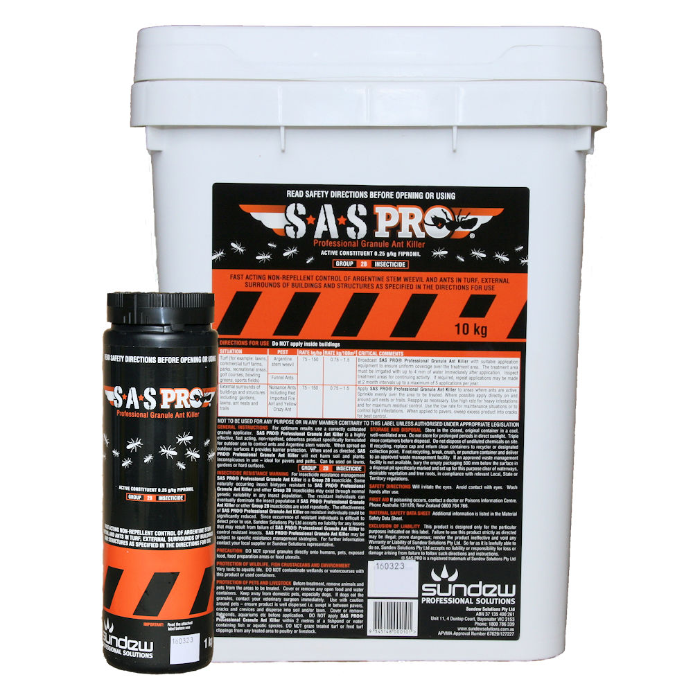 SAS PRO Professional Granule Ant Killer 1kg & 10kg