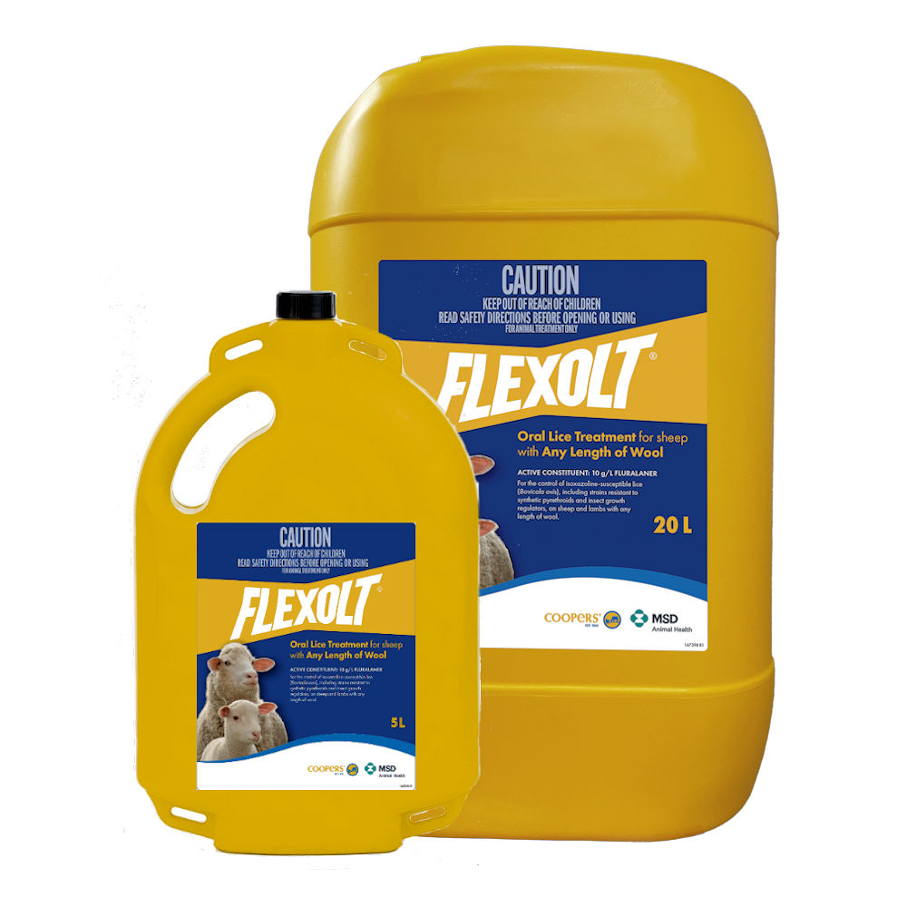 Flexolt Oral Lice Treatment For Sheep With Any Length Of Wool 5-Litre & 20-Litre