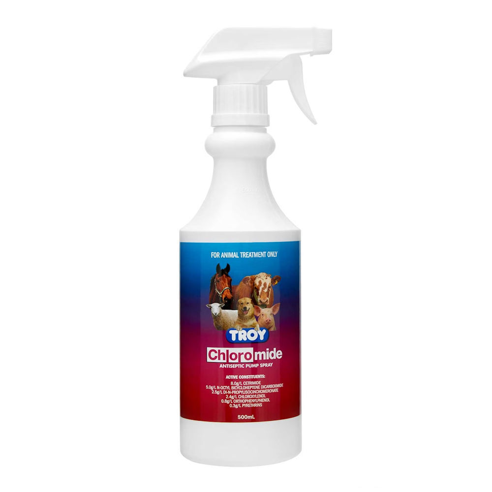 Troy Chloromide Antiseptic Spray 500mL