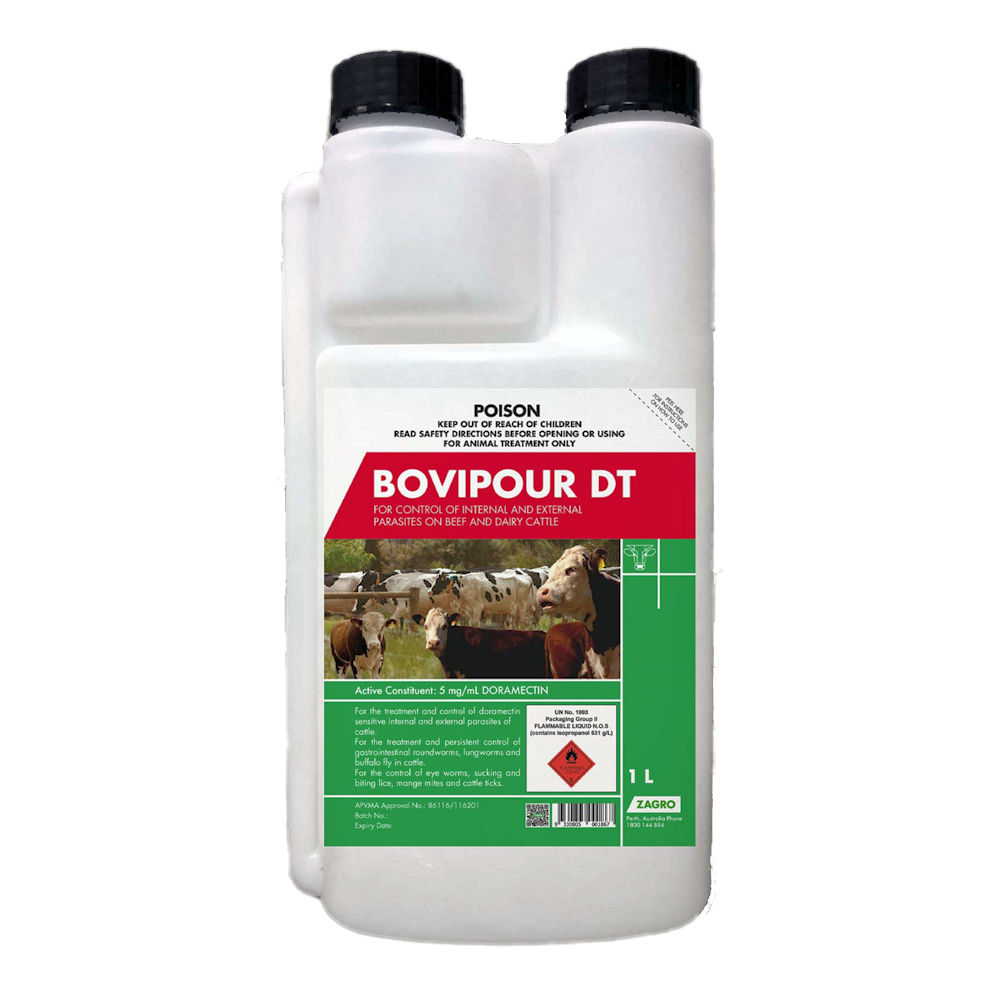 Bovipour Pour-On for Beef and Dairy Cattle (Doramectin)