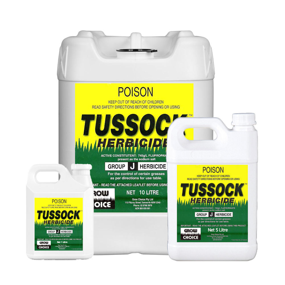 Tussock Herbicide 1-Litre, 5-Litre & 10-Litre