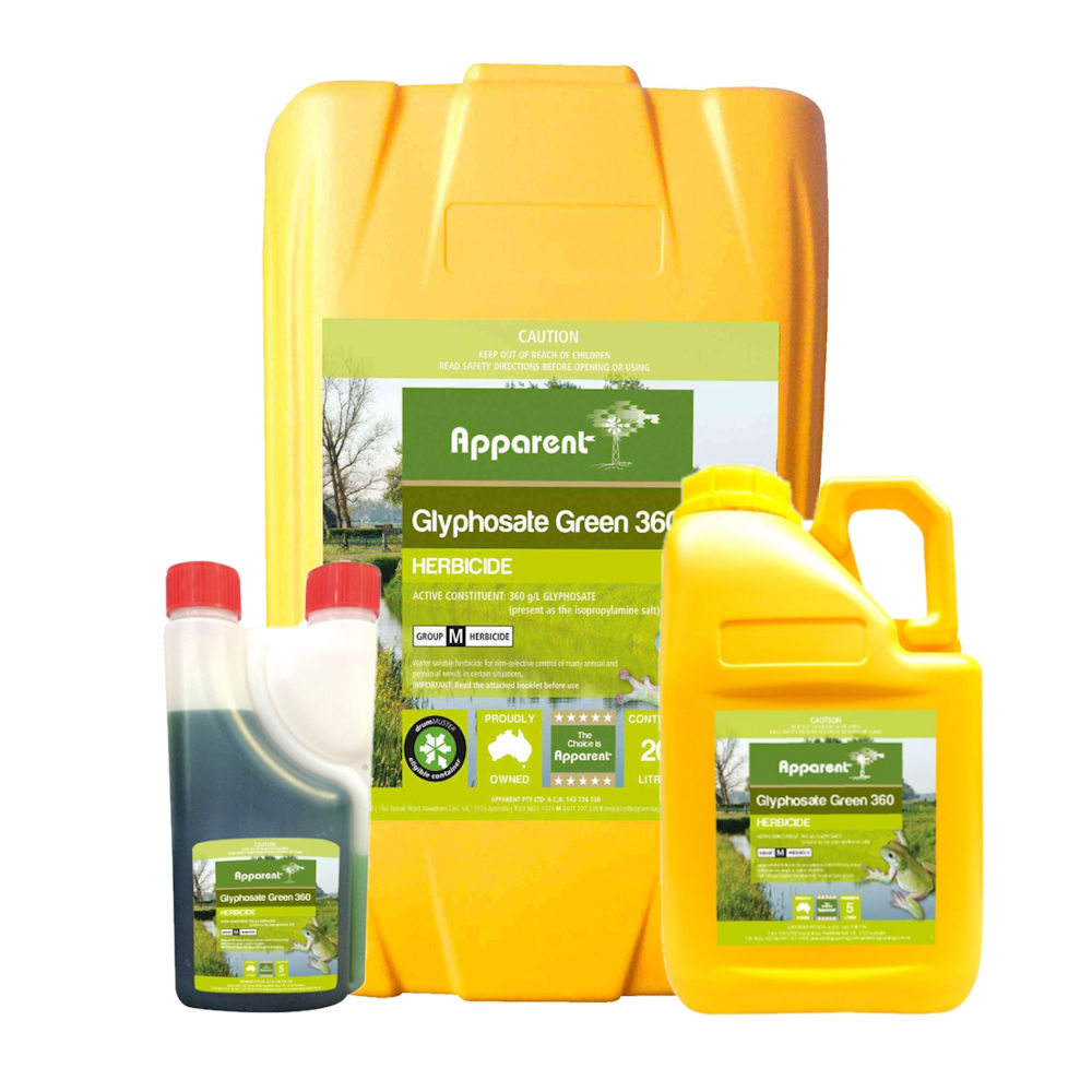 Glyphosate Green 360 Herbicide 1-Litre, 5-Litre & 20-Litre